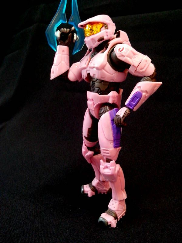 Halo-2 Spartan Pink Action Figure Joy Ride 4