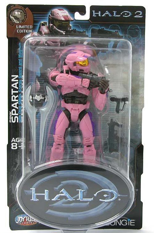 Halo-2 Spartan Pink Action Figure Joy Ride 11