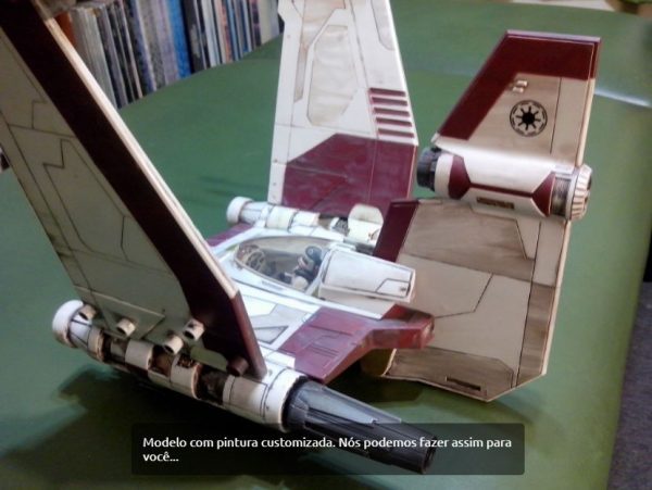 Star Wars V-19 Torrent Republic Starfighter Hasbro 18