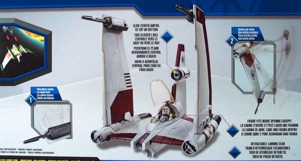 Star Wars V-19 Torrent Republic Starfighter Hasbro 13