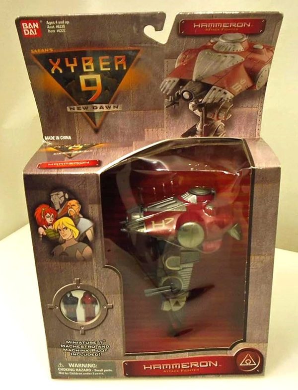Xyber-9 Hammeron Fighter Action Figure Bandai 5