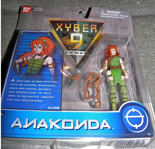 Xyber-9 Anakonda Action Figure Bandai 2