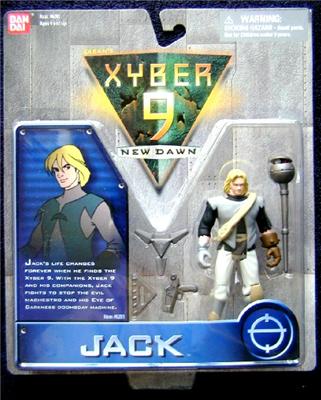 Xyber-9 Jack Action Figure Bandai 3