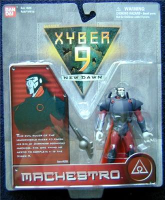 Xyber-9 Machestro Action Figure Bandai 3