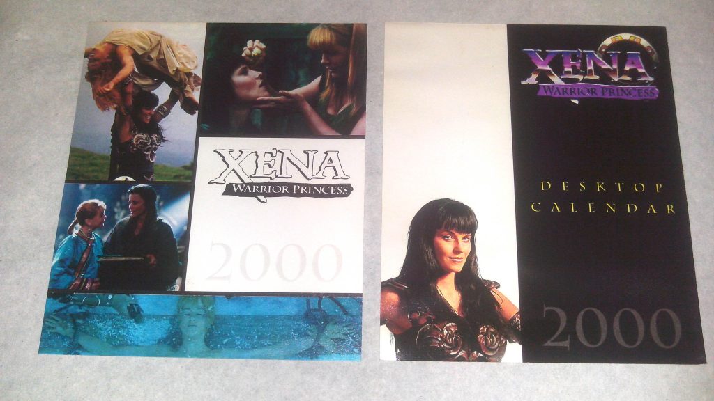 Calendário 2000 Xena - Xena a Princesa Guerreira 1 Calendário 2000 Xena - Xena a Princesa Guerreira