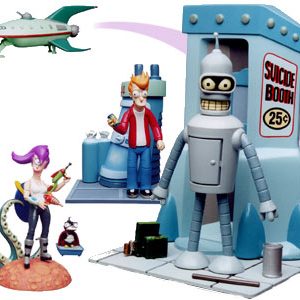 Futurama Action Figures Complete Set of 4 Moore Creations