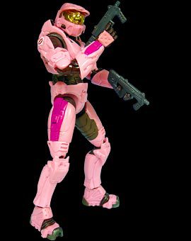Halo-2 Spartan Pink Action Figure Joy Ride 12