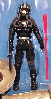 Star Wars Action Figure Clone Pilot Black Hasbro 5