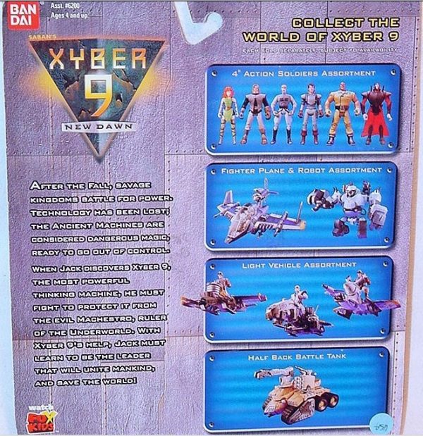 Xyber-9 Hammeron Fighter Action Figure Bandai 10
