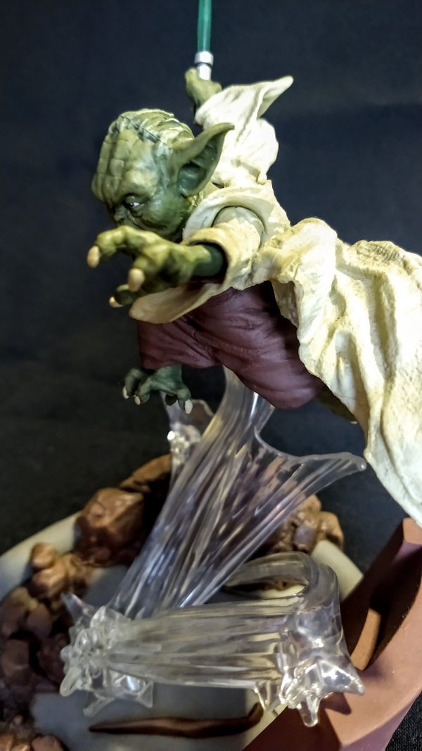 Star Wars Mestre Yoda Unleashed Statue Hasbro Ko 8