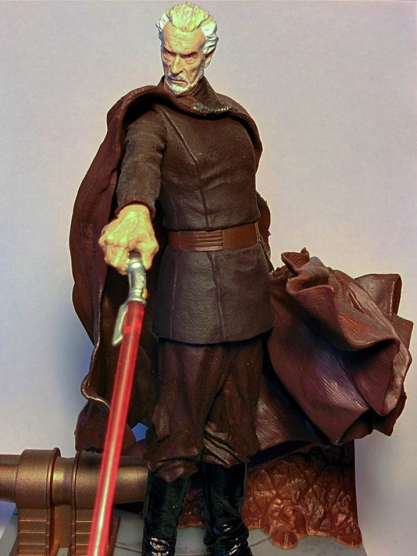 Star Wars Count Dooku Unleashed Statue Hasbro 11