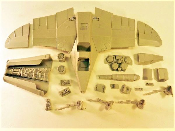 Buck Rogers Hawk Starfighter 1/48 Resin Model Kit 11