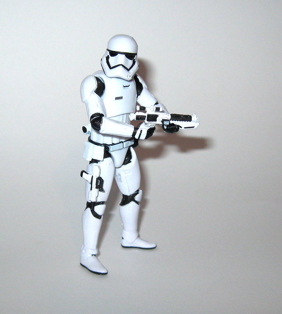 Star Wars First Order Stormtrooper - Action Figure Ufficiale, Pronta Per L'Azione