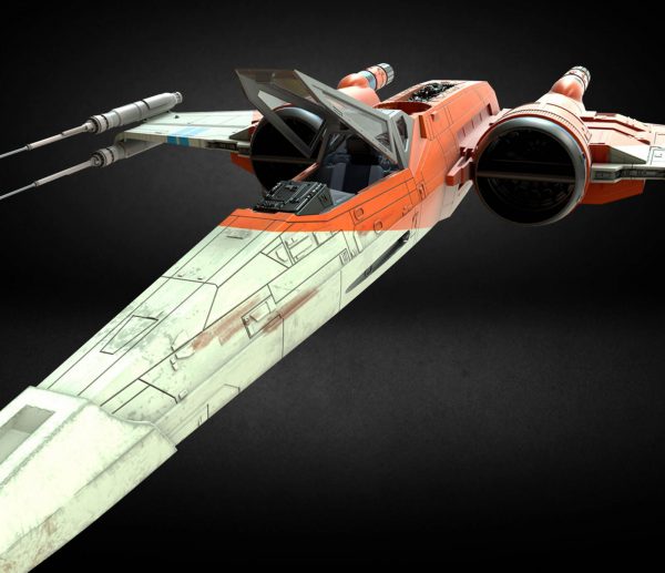 Star Wars Poe Dameron T-70 X-Wing Fighter Hasbro 5