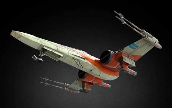 Star Wars Poe Dameron T-70 X-Wing Fighter Hasbro 7