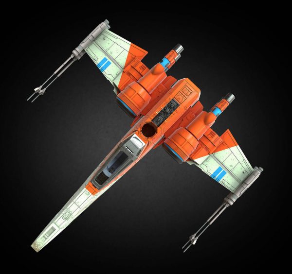 Star Wars Poe Dameron T-70 X-Wing Fighter Hasbro 8