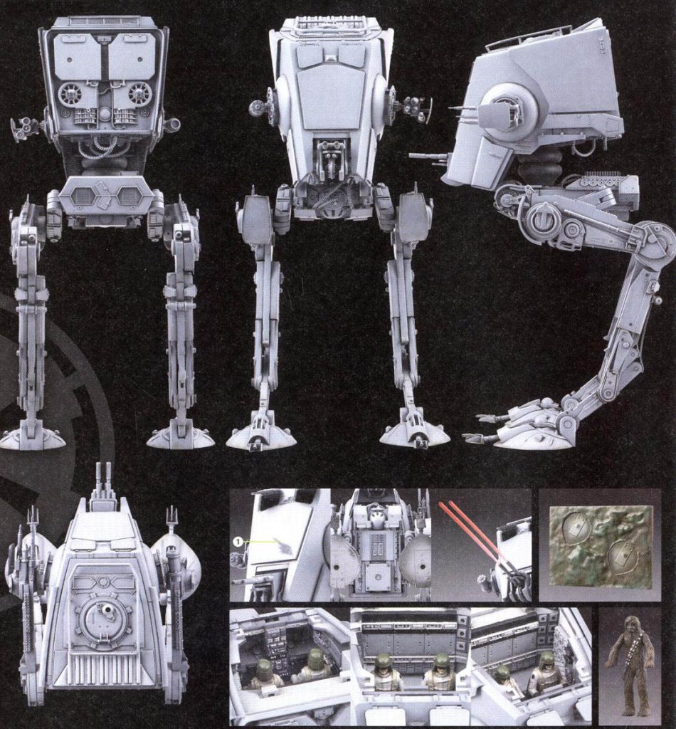 Star Wars AT-ST 1/48 Model Kit Bandai - O Espaço Virtual do Colecionador
