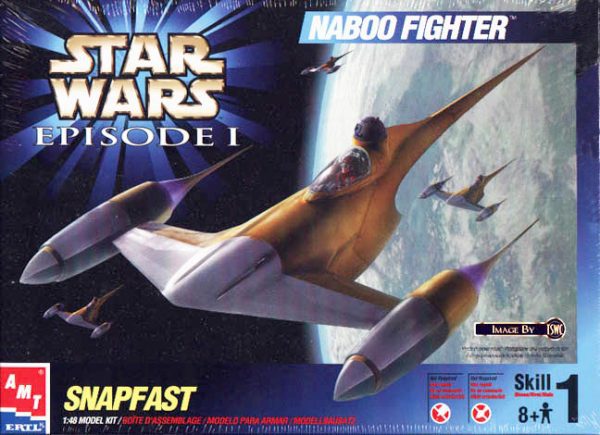 Star Wars Naboo Fighter + EXTRA Model Kit AMT 1
