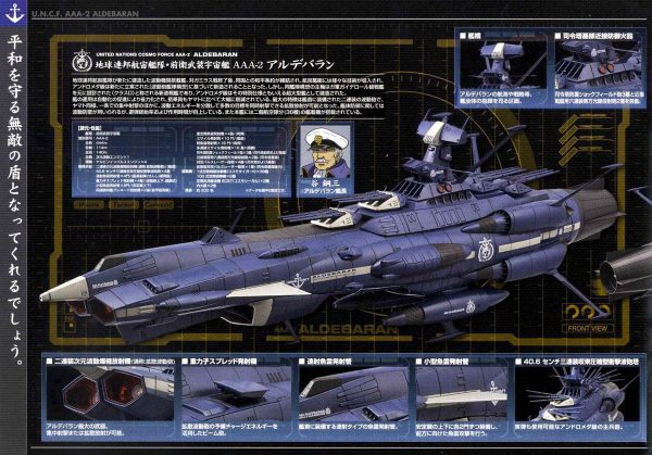 Yamato 2202 EDF Aldebaran 1/1000 Bandai 11