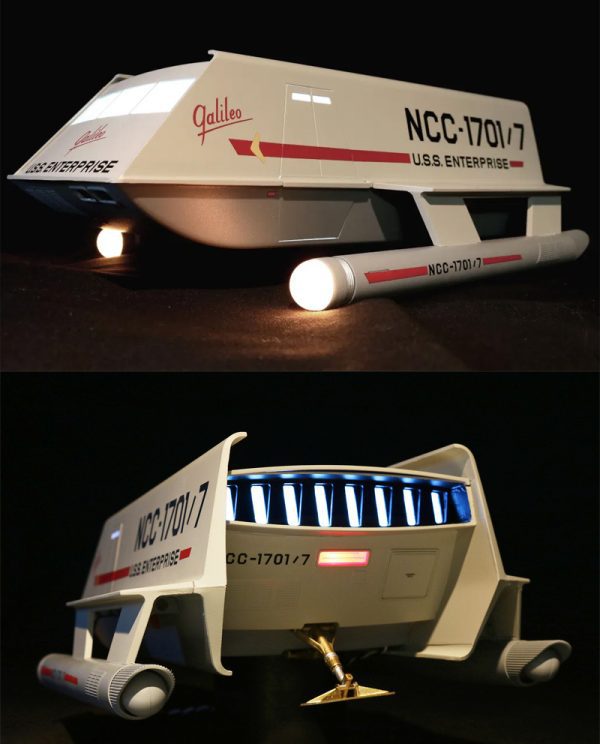 Star Trek Shuttle Galileo Model Kit Polar Lights 6