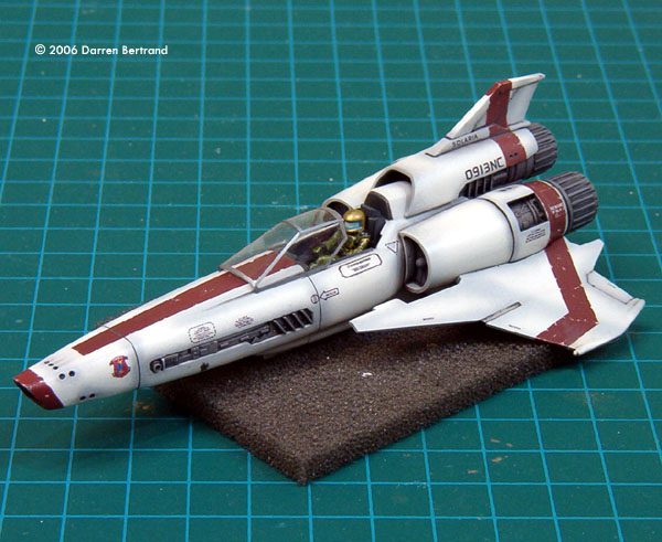 Battlestar Galactica Colonial Viper MK-II 1/72 Moebius 4
