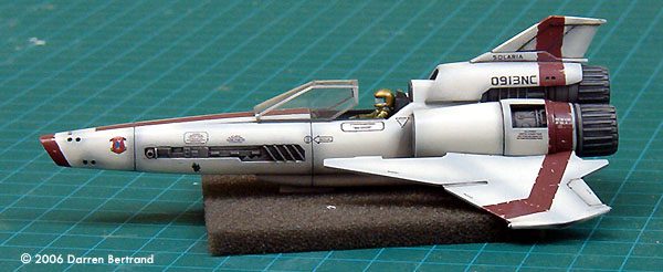 Battlestar Galactica Colonial Viper MK-II 1/72 Moebius 6