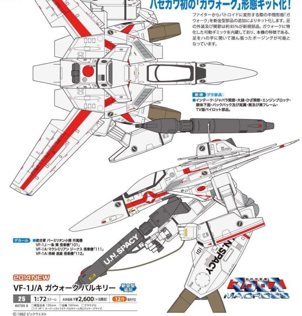 Macross Valkyrie VF-1A Gerwalk Hasegawa 9