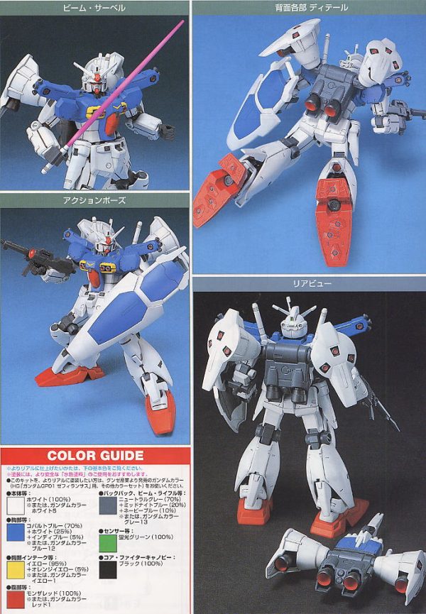 Gundam RX-78 GP-01Fb + GP-01 HG 1/144 Bandai 8