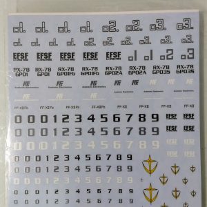 Gundam – Decal 1/30 Bandai