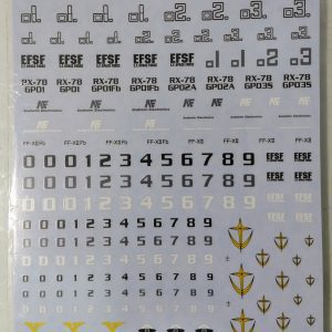Gundam – Decal 1/30 Bandai