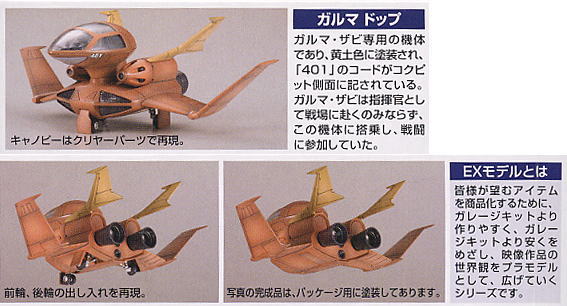 Gundam Grama's Dopp Fighter 1/144 Bandai 11