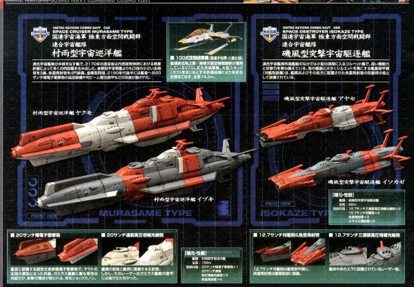 Yamato 2199 EDF Combined Cosmo Fleet Set 1/1000 Model Kit Bandai 10