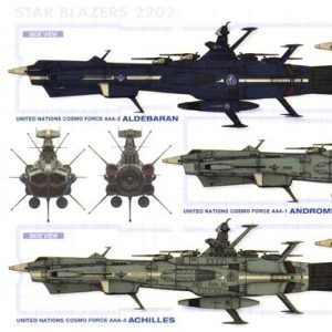 Yamato 2202 Andromeda Class Set of 5 MC-07 Bandai