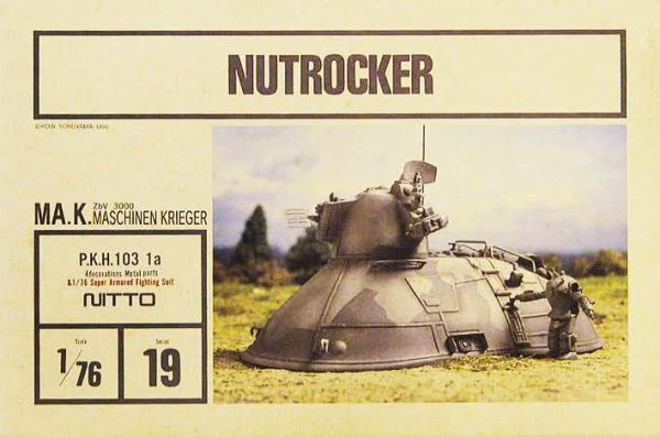 MASCHINEN KRIEGER (SF-3D) Nutrocker Tank 1/76 Model Kit Nitto 1