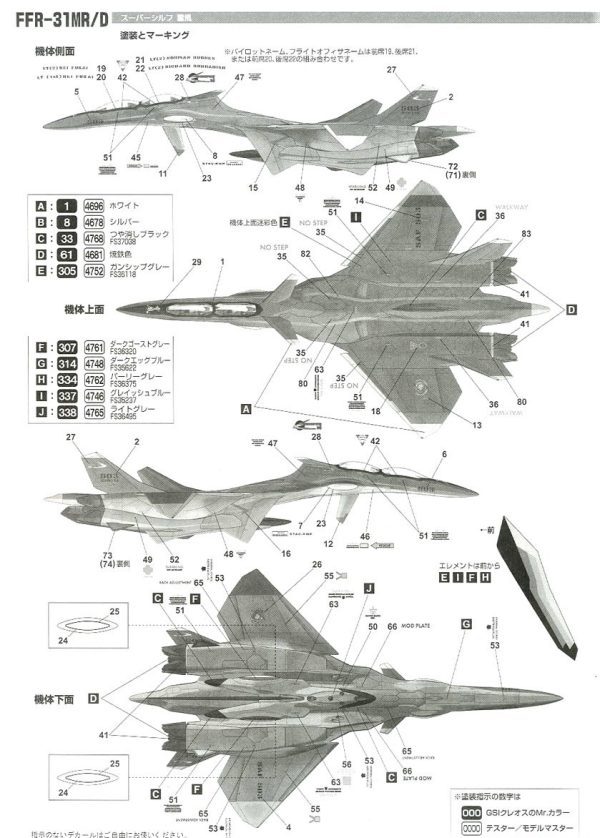 Yukikaze - Super Silph Fighter 1/144 Platz 4