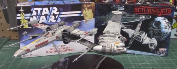 Star Wars Fighters Set of 3 Model Kits MPC 17