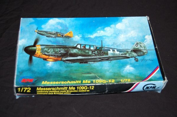 Me-109G-12 Model Kit 1/72 MPM 1