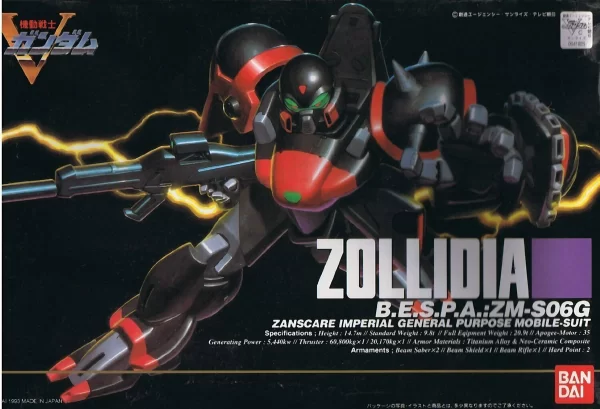Gundam Zollidia - Model Kit Bandai 2