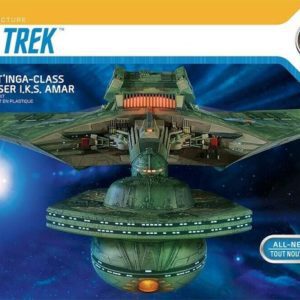 Star Trek – klingon Cruiser Movie + Kit de iluminação 1/350 Polar Lights