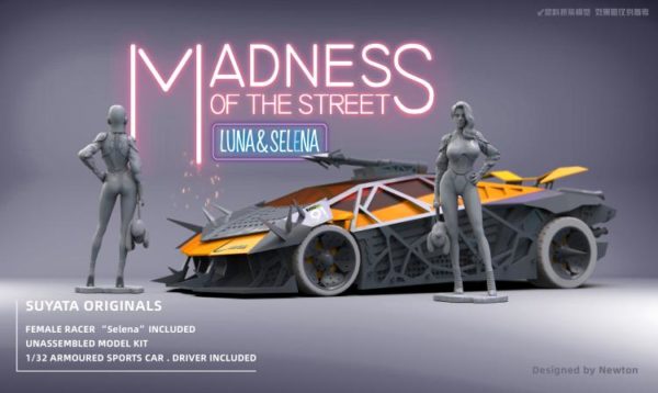 Madness of Street - Luna & Selena 1/32 Model kit 3
