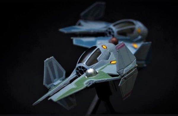 Star Wars Jedi Starfighter 1/144 Model F-Toys 3