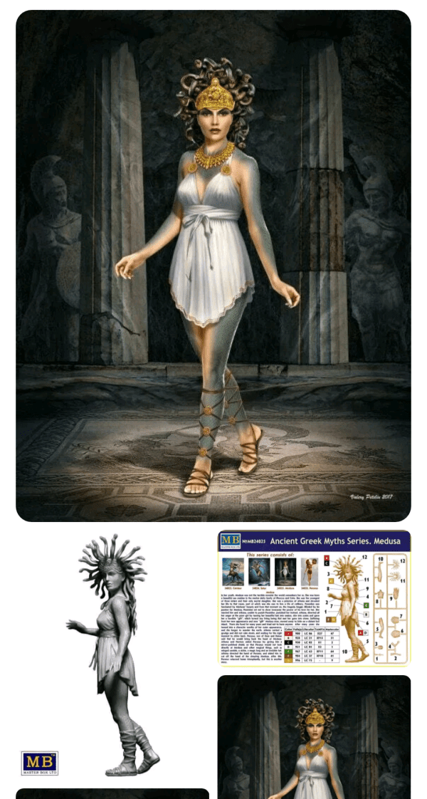 Medusa (Ancient Greek Mith) 1/24 Model Kit 2
