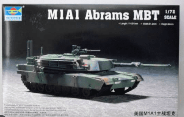 M1A1 Abrams MBT -Tanque- 1/72 Trumpeter 7