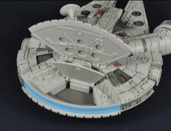 Star Wars Millenium Falcon Action Fleet Galoob 4