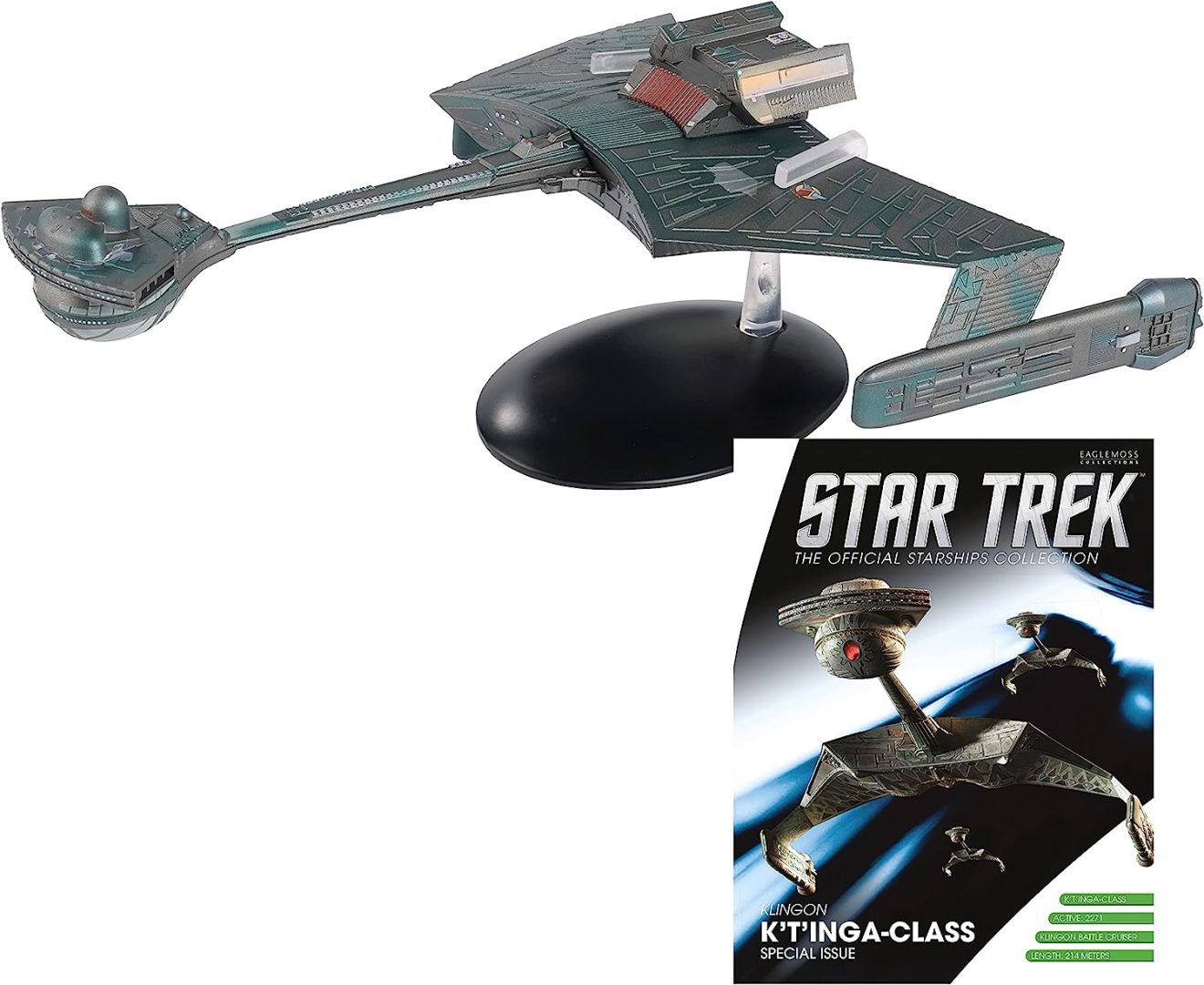 Star Trek K T Inga Klingon Battle Cruiser Eaglemoss O Espaço Virtual Do Colecionador