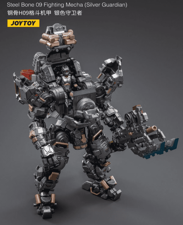 Steel Bone H-09 Silver Guardian Mecha 8
