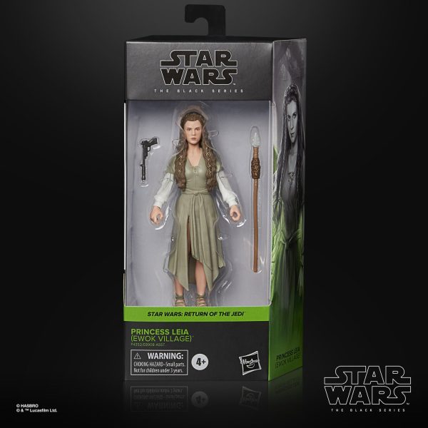 Star Wars Princesa Leia Ewok Village Action Figure Black Series Hasbro 13