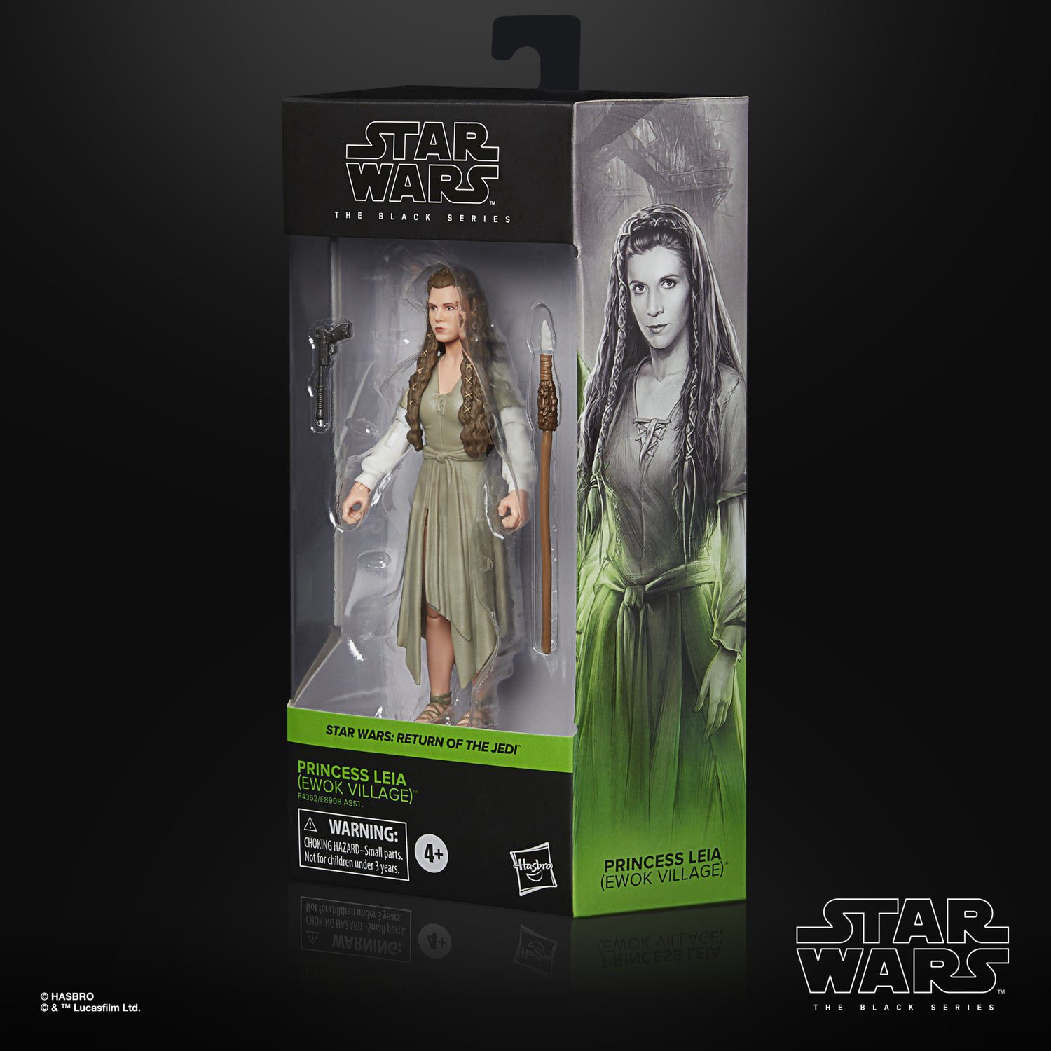 Star Wars Princesa Leia Ewok Village Action Figure Black Series Hasbro 14 Star Wars Princesa Leia Ewok Village Action Figure Black Series Hasbro - Imagem 14