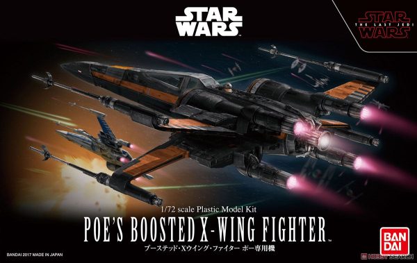 Star Wars Poe Dameron Boosted T-70 1/72 Kit BANDAI 2