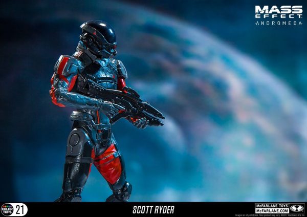 Mass Effect Andromeda Scott Ryder + Sarah Ryder Action Figure 7